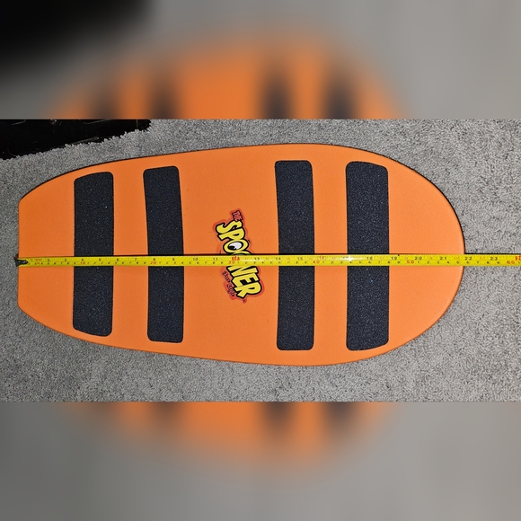 THE SPOONER FREE STYLE CURVED BALANCE BOARD SURF SKI WORKOUT - Orange - Picture 3 of 5